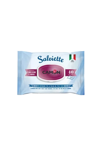Camon törlőkendő Mirra & Clorexidina 20*30 cm 40 db/csomag